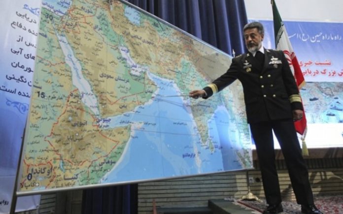 Iran-wojskowy-mapa-Zatoka-Perska
