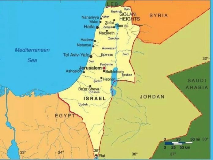 map-of-egypt-israel-jordan