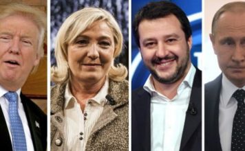 Czy powstaje konserwatywna międzynarodówka? PolitykaPolska trump lepen salvini putin