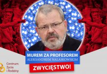 Sukces kampanii „Murem za prof. Nalaskowskim”. Profesor przywrócony do pełni praw wykładowcy na UMK w Toruniu.