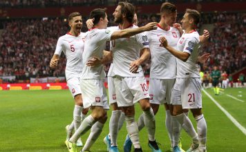 Awans polskiej reprezentacji na turniej Euro 2020, który będzie rozgrywany w kilku państwach PolitykaPolska Polska reprezentacja mecz z Macedonia 13 10 2019