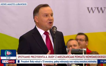 Prezydent: Stary układ trzyma się bardzo mocno, ale musimy przywrócić sprawiedliwe sądy PolitykaPolska Prezydent w Nowe Miasto Lubawskie tvpinfo