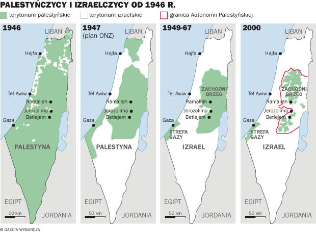 Wojna izraelsko-palestyńska: Kolejny kryzys kolonialny Palestyna Izrael 1946 2000